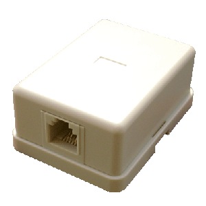 Datacom telefónna zásuvka na stenu 1 x RJ11