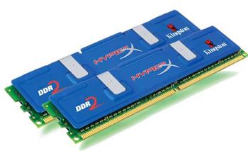 DDRAM2 2x1GB Kingston HyperX 800 CL5 (KHX6400D2K2/2G)