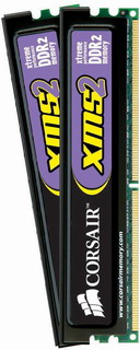 DDRAM2 2x2GB CORSAIR 1066 Twin2X XMS2 CL5 (TWIN2X4096-8500C5C)