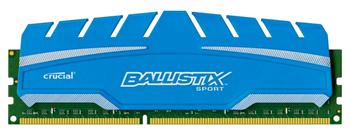 DDRAM3 16GB (2x8GB) Crucial Ballistix Sport 1600MHz CL9 1.5V, chladič