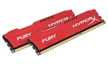 DDRAM3 16GB (2x8GB) Kingston 1600MHz HyperX Fury Red