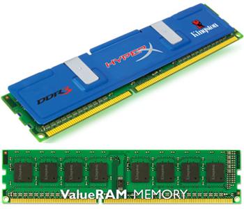 DDRAM3 2GB Kingston 1333 CL9 (KVR1333D3N9/2G)