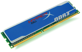 DDRAM3 2GB Kingston HyperX Blu 1600 CL9 (KHX1600C9AD3B1/2G)