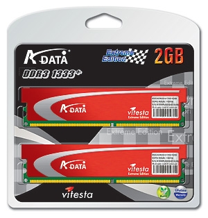 DDRAM3 2x1GB ADATA Vitesta +Series 1333 CL7