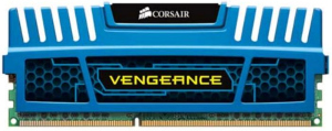 DDRAM3 4GB Corsair Vengeance 1600MHz CL9 (9-9-9-24), 1.5V, modrý chlad