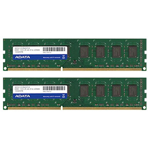 DDRAM3 8GB (2x4GB) ADATA 1600MHz CL11, retail