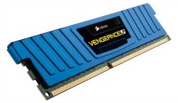 DDRAM3 8GB (2x4GB) Corsair Vengeance Low Prof. 1866MHz CL9, modrý chla