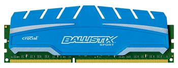 DDRAM3 8GB Crucial Ballistix sport 1600MHz CL9 1.5V, chladič