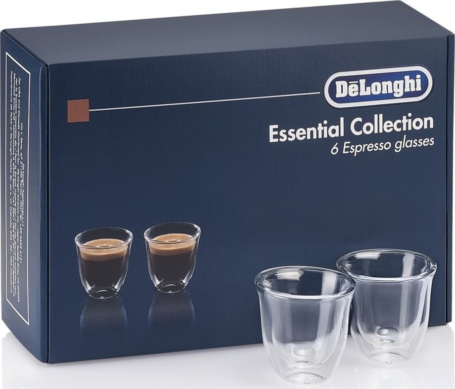 DE LONGHI SET DLSC 300, set 6 espresso pohárov
