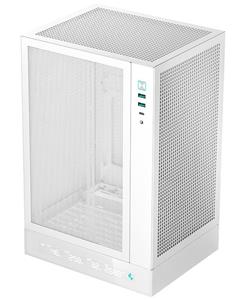 DEEPCOOL skříň CH170 Digital / vertikální microATX / 2xUSB 3.0 / USB-C / bílá