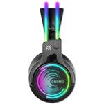 Defender Cosmo Pro RGB, herné slúchadlá s mikrofónom, 7.1 (virtuálne), čierne