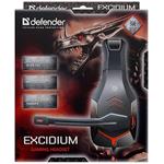 Defender Excidium, herné slúchadlá s mikrofónom, 3.5 mm jack, čierne
