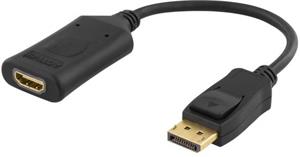 Delcata redukcia DisplayPort na HDMI M/F, káblová 0,1m