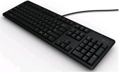 DELL CZECH (QWERTZ) KB212-B QuietKey USB Keyboard Black (Kit ...