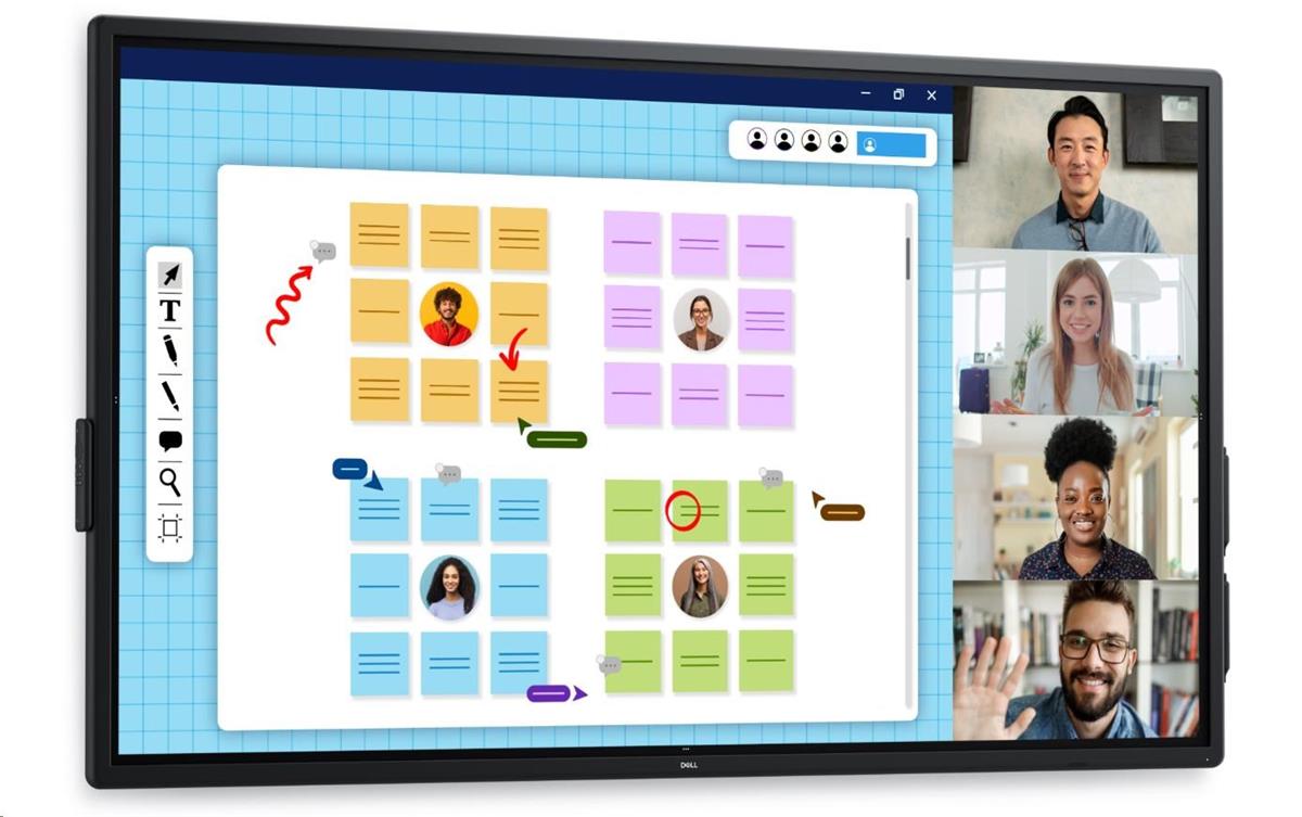 DELL LCD P7525QT - 74,5"/IPS/LED/3840x2160/16:9/60Hz/5ms/1200:1/400 cd/m2/DP/HDMI/VESA/3YNBD (210-BQZX)