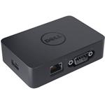 Dell Legacy LD17, USB-C / USB 3.0, adaptér, čierny