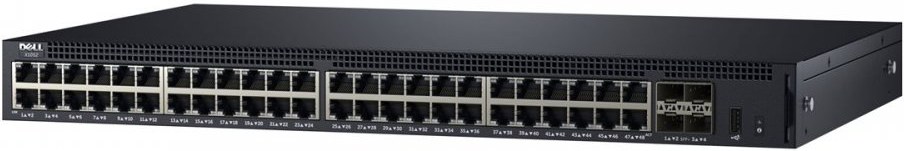 DELL Networking X1052 gigabit switch/48x 10/100/1000 port/4x SFP