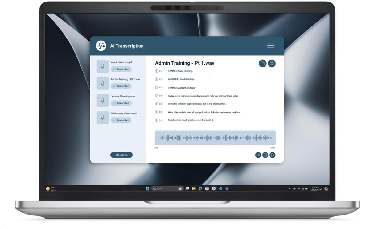 DELL NTB Pro 13 Plus PB13255/AMD Ryzen AI 5 PRO 340/32GB/1TB SSD/13.3" FHD+/IR Cam/65W/WLAN/Backlit Kb/W11 Pro/3Y PS NBD