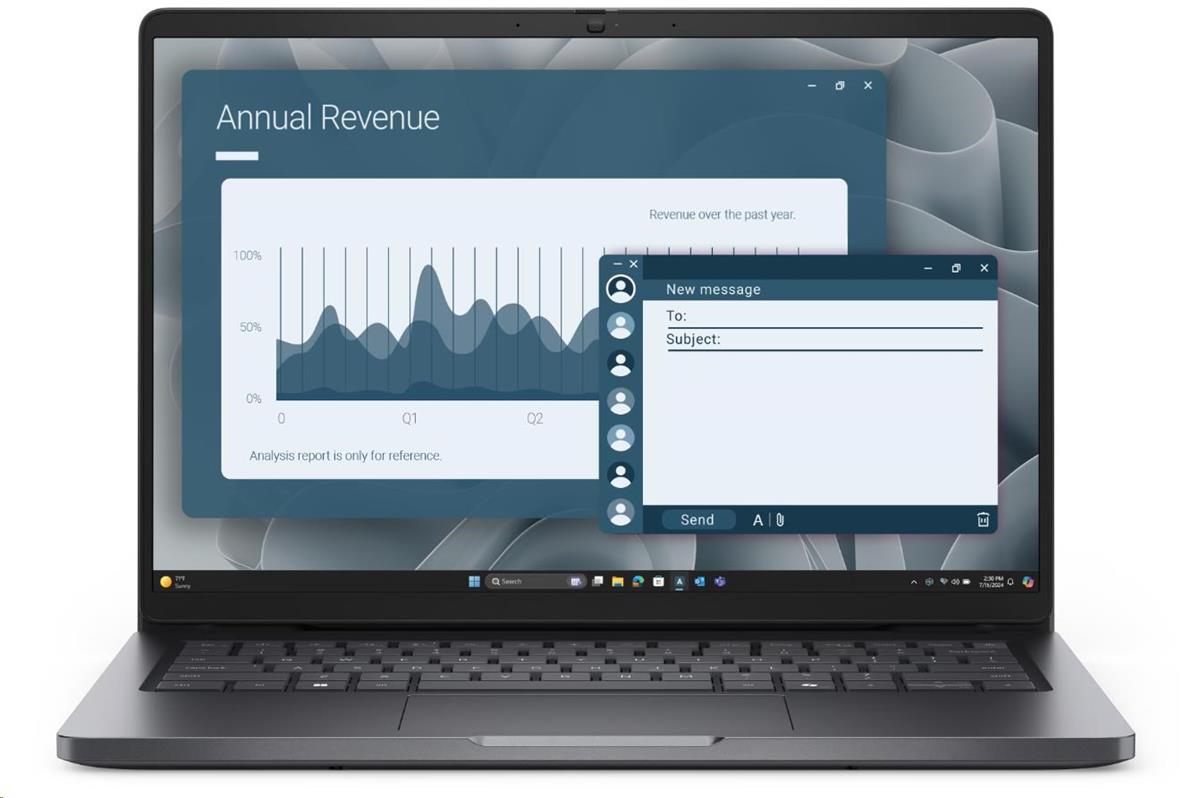 DELL NTB Pro 14 PC14255/AMD Ryzen 5 220/8GB/512GB SSD/14" FHD+/3 Cell/65W/WLAN/Backlit Kb/W11 Pro/3Y PS NBD
