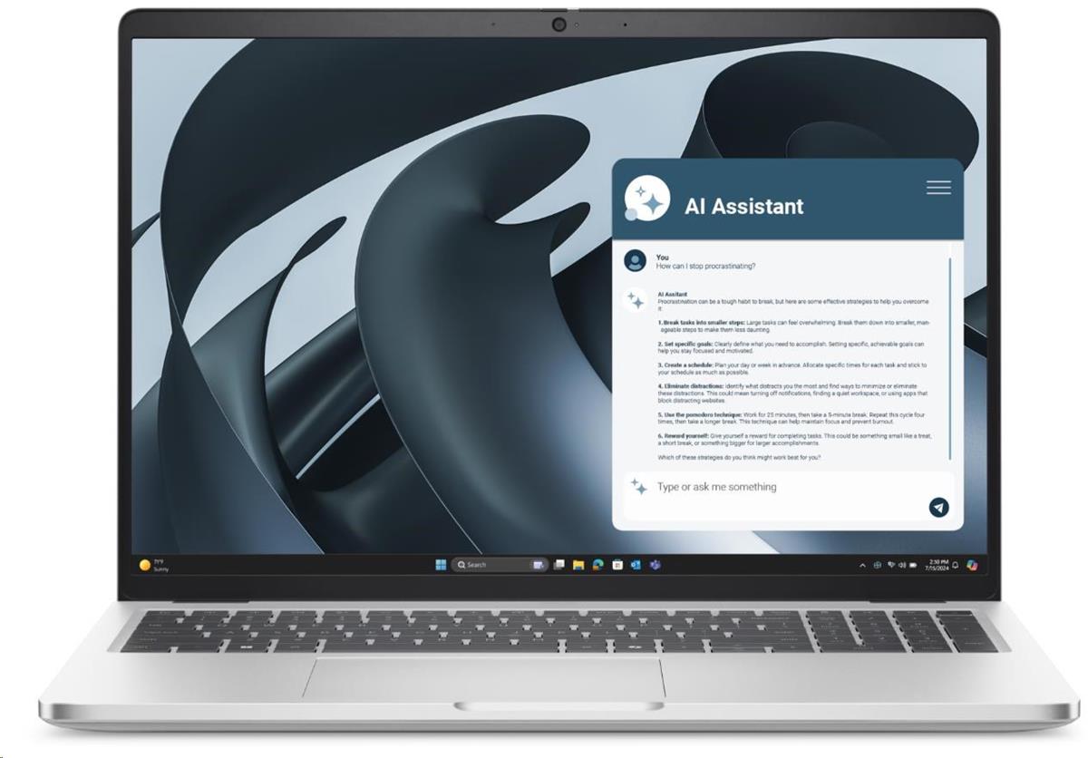 DELL NTB Pro 16 Plus PB16255/AMD Ryzen 5 PRO 230/32GB/1TB SSD/16" FHD+ /IR Cam/65W|WLAN|Backlit Kb|W11 Pro|3Y PS NBD