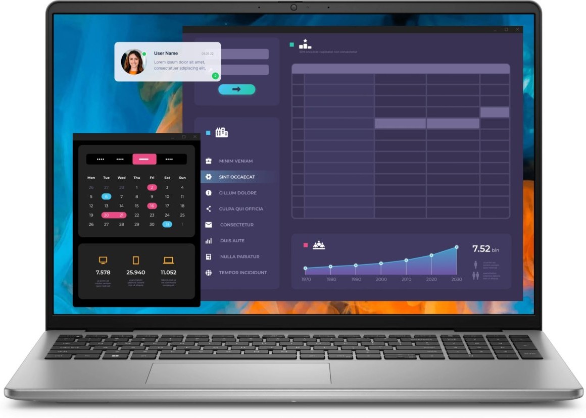 Dell Vostro 5640, JDXH7, sivý, (rozbalené)