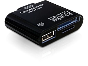 Delock adaptér pro Samsung, USB + čtečka karet, OTG