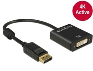 Delock Displayport (v1.2)-DVI redukcia M/F, 0.20m, adaptér