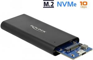 DELOCK Externý box na M.2 NVME PCIE SSD USB 3.1 GEN 2 USB TYPE-C (F)