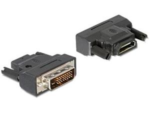Delock HDMI-DVI redukcia F/M, adaptér s LED pre zobrazenie aktivity