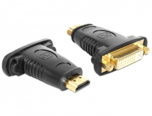 Delock HDMI-DVI redukcia M/F, adaptér