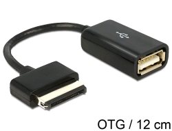 Delock kabel ASUS Eee Pad 40 pin samec > USB-A samice OTG 12 cm