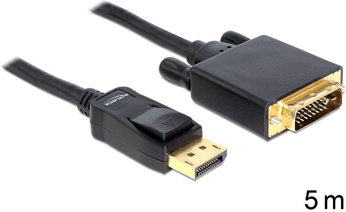 Delock kábel Displayport na DVI M/M, prepojovací, 5,0m