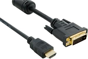 Delock kábel HDMI na DVI M/M, prepojovací, 1,5m