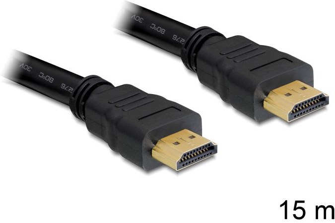 Delock kábel HDMI v 1.4 M/M, prepojovací 15,0m
