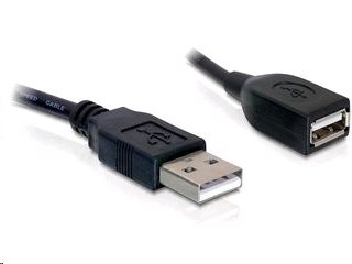 Delock kábel USB 2.0 A-A M/F, predlžovací, 0,13m