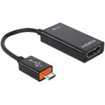 Delock microUSB2.0-HDMI video prevodník M/F, adaptér