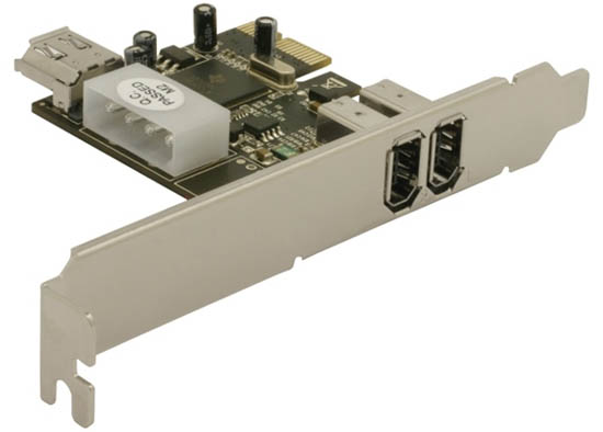 DeLock PCI Express x1 2+1 FireWire A