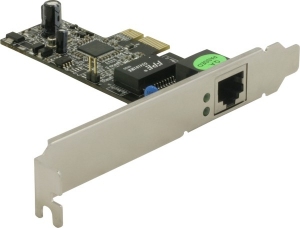 DeLock PCI Express x1 Gigabit LAN (+low profile)