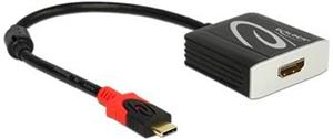 Delock USB3.1C-HDMI video prevodník M/F, adaptér, 0.20m
