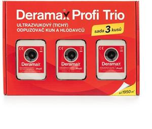 Deramax-Profi-Trio odpudzovač, sada plašičov kún a hlodavcov