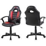 Detské herné kreslo Red Fighter C5, čierno-červené - vystavené