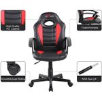 Detské herné kreslo Red Fighter C5, čierno-červené - vystavené