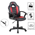 Detské herné kreslo Red Fighter C5, čierno-červené - vystavené