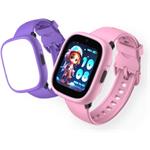 Detské smart hodinky Kiddoboo x Lagenio WatchMe 4G Pink/Purple