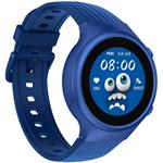 Detské smart hodinky okrúhle Kiddoboo x Lagenio WatchMe 4G Blue/Black