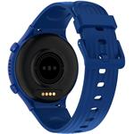 Detské smart hodinky okrúhle Kiddoboo x Lagenio WatchMe 4G Blue/Black