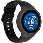 Detské smart hodinky okrúhle Kiddoboo x Lagenio WatchMe 4G Blue/Black