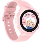Detské smart hodinky okrúhle Kiddoboo x Lagenio WatchMe 4G Pink/Mint