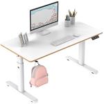 Detský pracovný stôl ULTRADESK PULSAR, elektricky nastaviteľná výška, biela doska