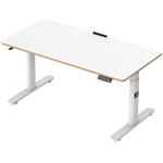 Detský pracovný stôl ULTRADESK PULSAR, elektricky nastaviteľná výška, biela doska